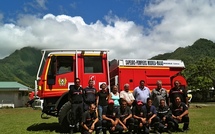 Moorea reçoit un nouveau camion de pompiers