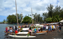 La nouvelle école de pirogue à voile traditionnelle inaugure ses va’a