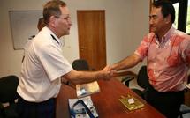 Visite de courtoisie du Général de corps d'armée Serge Caillet, Commandant la Gendarmerie Outre Mer.