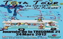 Tous pour la journée de la trisomie 21: TOTA TOUR  « Un geste… un avenir »