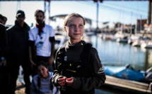 Greta Thunberg accoste à Lisbonne pour assister à la COP25