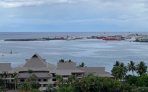 Le Cobia II secouru devant le port de Papeete