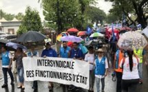 Les fonctionnaires d'État dans la rue pour leur retraite