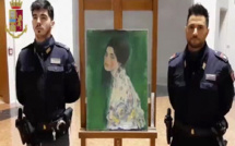 Italie: un tableau volé sans doute peint par Klimt retrouvé par hasard 20 ans après