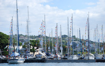 Mercredi, le quai des Yachts de Papeete se remplit de bateaux tourdumondistes