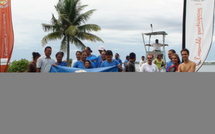Bora Bora: opération "nettoyage de lagon"