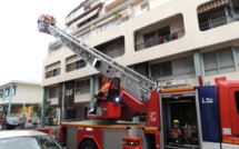 Alerte incendie à Immeuble UEVA, les pompiers mobilisent la grande échelle