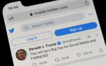 Le compte de la Maison Blanche diffuse le message de Trump signalé par Twitter