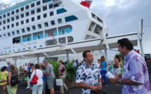 Fête mondiale du tourisme avec le Dawn Princess à Papeete