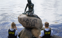 La Petite Sirène vandalisée à Copenhague