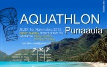 L'AS Tamarii Punaruu organise son aquathlon annuel le 1er novembre