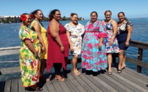 Sept prétendantes à Miss Menemene - Miss Ronde Tahiti 2020