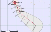 Cyclone Garry: Mise en garde des habitants des îles Australes ouest (Rimatara – Rurutu)