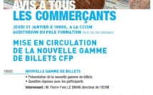 Nouveaux billets CFP: la CCISM organise un débat le 31 janvier