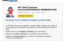 Le GIE Tahiti Tourisme choisit l'originalité pour recruter son Responsable Webmarketing