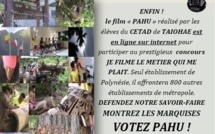 Le film du CETAD de Taiohae sélectionné au concours "Je Filme le Métier qui me Plaît"