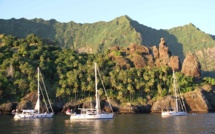 Arrivée et accueil du 1er Rallye Oyster Marine à Tahiti