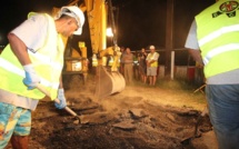 Les travaux du tunnel de la mairie de Punaauia ont démarré