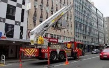 Nouvelle-Zélande: opérations de déblayage à Wellington frappée par un séisme