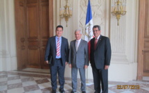 Edouard Fritch rencontre le président de l’Assemblée nationale