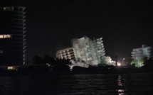 L'immeuble effondré en Floride démoli avant l'arrivée de la tempête Elsa