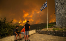 Désespoir sur l'île grecque d'Eubée en flammes, accalmie des feux en Turquie