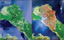 Les incendies enfin maîtrisés en Grèce, l'Europe du Sud reste sur les dents