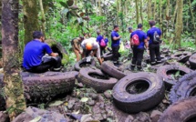 Quatre tonnes de déchets ramassés vallée de Tipaerui