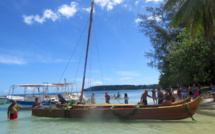 Honoura, une nouvelle pirogue traditionnelle à Moorea