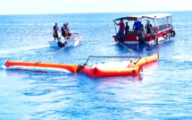 Exercice antipollution à Rangiroa