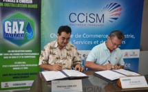 Label Installateur Gaz agréé : renouvellement de la convention de partenariat entre Gaz de Tahiti et la CCISM