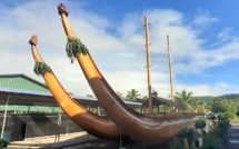 Inauguration de la pirogue Marama Nui i Te Rā Te Rā Nui Marama à Raiatea