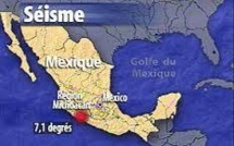 Un séisme d'une magnitude de 7 degrés secoue Mexico