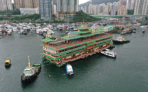 Le célèbre restaurant flottant de Hong Kong a coulé en mer de Chine