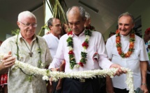 Inauguration du lycée Sacré cœur à Taravao