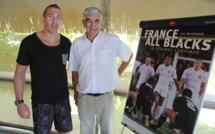 Rugby – rencontre avec Imanol Harinordoquy du XV de France, pour la réédition du livre ‘France-All Blacks’