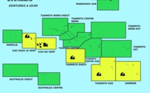 ​Gros temps sur les îles de la Société