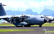 Un A400M de l'armée allemande à Tahiti