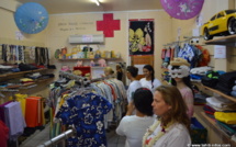 Inauguration de la boutique solidaire de la Croix Rouge à Papeete