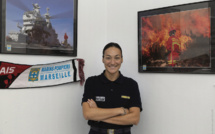 Sept Polynésiens marins-pompiers à Marseille