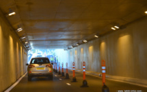 On roule sous le tunnel de Punaauia