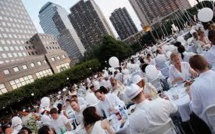 A New York, 4.800 personnes pour la 4e édition du "dîner en blanc"