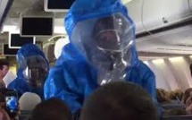 Ebola: une plaisanterie immobilise un avion