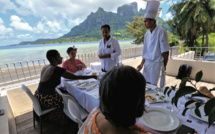 Le Trophy Table Art en escale à Bora Bora