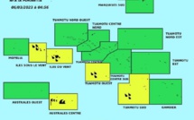 Vigilance jaune sur la Société, les Tuamotu et les Australes