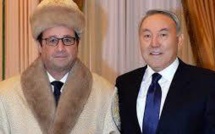 Une photo de Hollande en manteau de fourrure kazakh fait le buzz sur Twitter