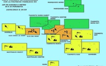 Vigilance orange pour forte pluie sur Tahiti et le centre des Tuamotu