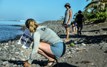 Opération de dépollution “scientifique” de la plage Apatea