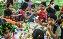 200 enfants des quartiers défavorisés dans les jardins du haussariat