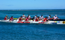 Le Team Air Tahiti Va'a remporte sa course